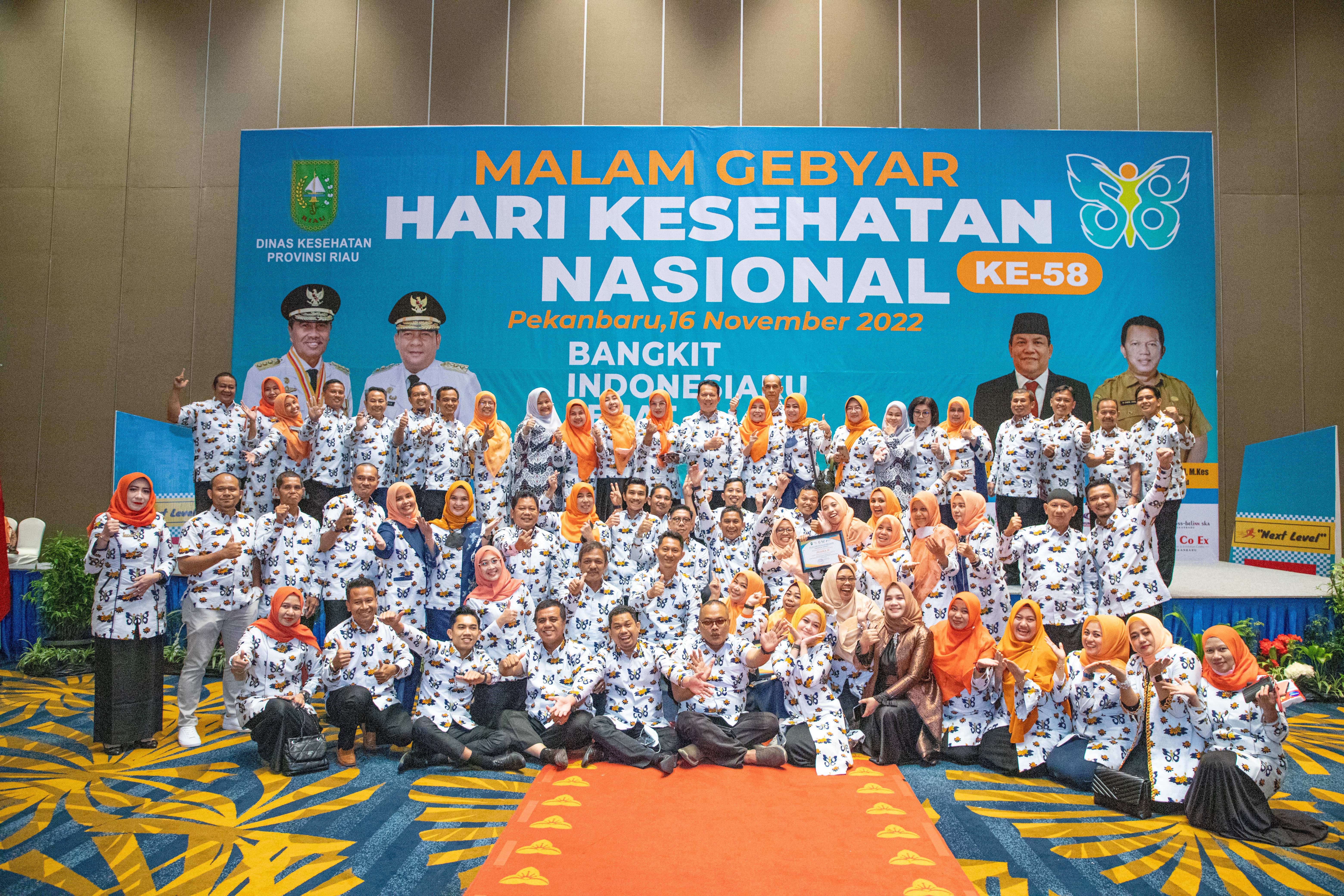 Malam Gebyar Hari Kesehatan Nasional (HKN) ke 58 Tingkat Provinsi Riau