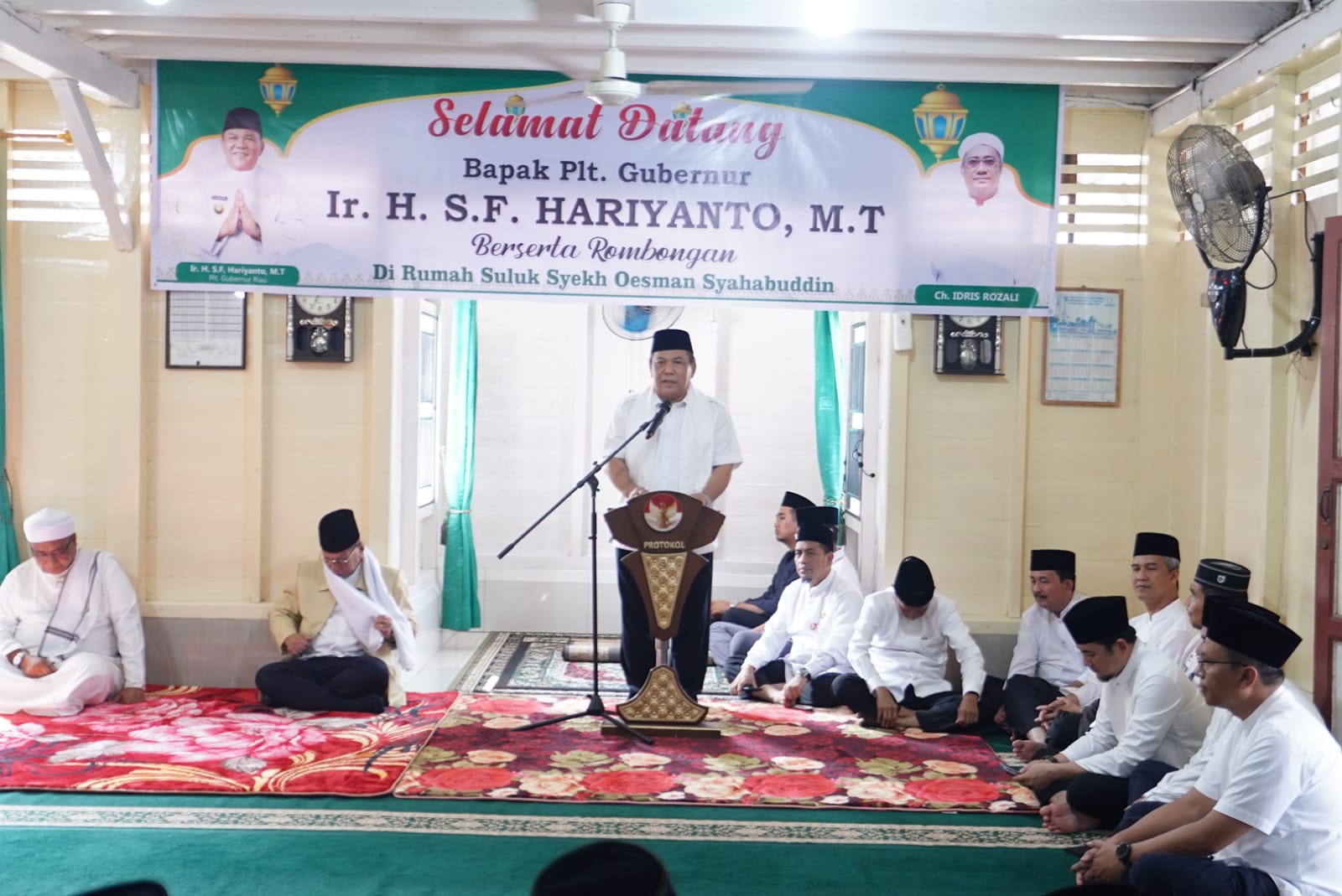 Momen Hangat Safari Ramadan, Plt Gubri SF Hariyanto Santuni Anak Yatim di Bagan Siapi-api