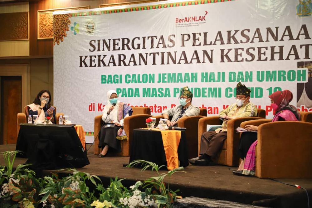 Sinergitas Pelaksanaan Kekarantinaan Kesehatan Calon Jemaah Haji dan Umroh dimasa Pandemi Covid-19