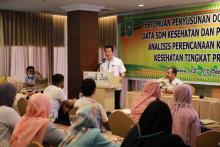 Dinkes Riau Selenggarakan Pertemuan Penyusunan Dokumen Deskripsi Data SDM untuk Tingkatkan Mutu SDM Kesehatan Sesuai Standar Pelayanan Kesehatan