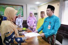 Pemberangkatan Tenaga Kesehatan Penugasan Khusus Berbasis Tim dan Individu Periode I Tahun 2023. Aula Dinkes Riau