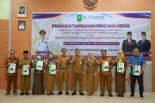 Wujudkan Jaminan Kesehatan Semesta, Pemprov Riau Lakukan Penandatanganan Rencana Kerja (RK) Kuota Budget Sharing 2026