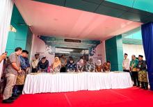 Penandatanganan Perjanjian Kerjasama Jejaring Pengampuan Layanan Kardiovaskuler  Provinsi Riau dan Pembukaan Proctorship Intervensi Non Bedah Perdana di RSUD Kota Dumai